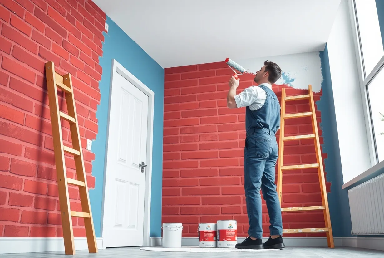 Peintre Yzeure 03400 en intervention sur un chantier